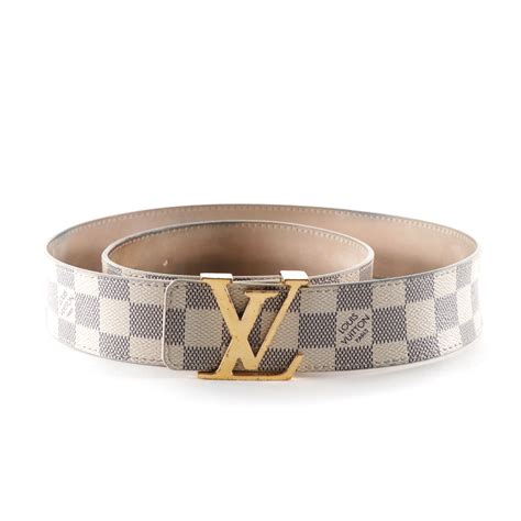 white lv belt real.